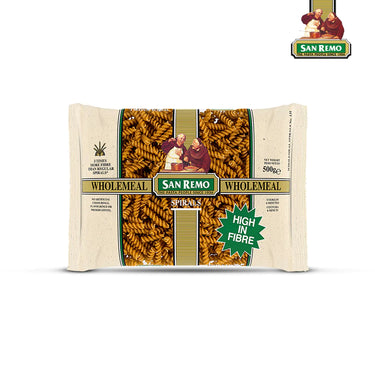 SAN REMO-Wholemeal Spirals-500g